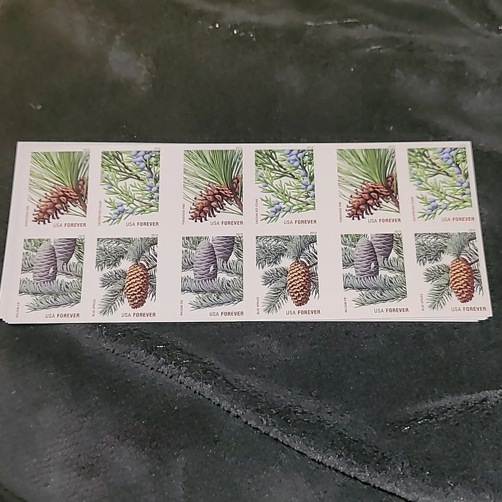 100 Holiday Evergreen 2010 USPS Forever Postage Stamps Postal ‎ Wedding Invites